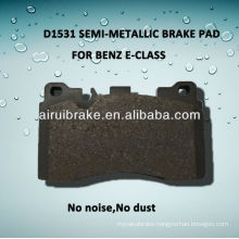 D1531 semi-metallic brake pad for BENZ GLK-CLASS